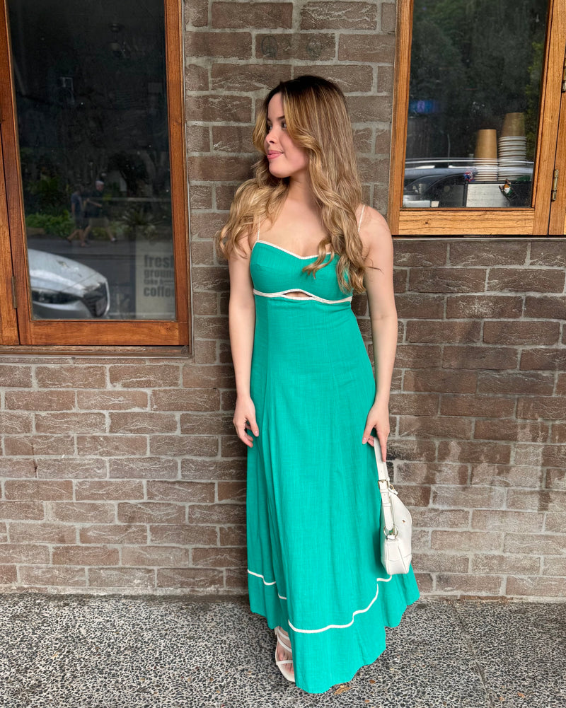 Rue Maxi Dress // Emerald