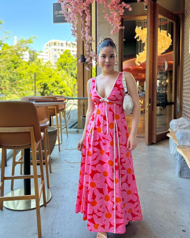 Saraiah Maxi Dress // Cranberry