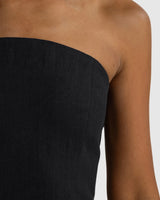 Giovani Linen Mini Dress // Pepper