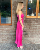 Zai Maxi Dress // Fuchsia