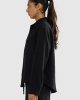 Imali Linen Shirt // Pepper