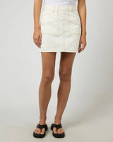 Kieran Mini Skirt // Vanilla