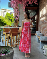 Lena Maxi Dress // Raspberry