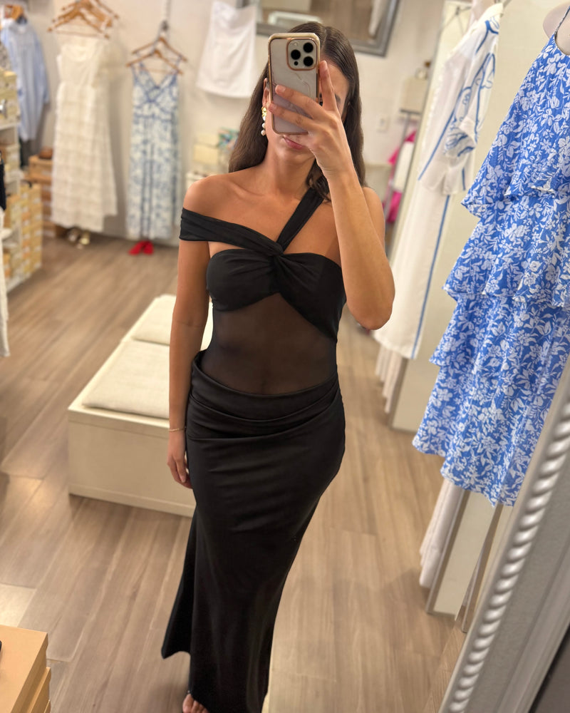 Rumi Slip Dress // Onyx