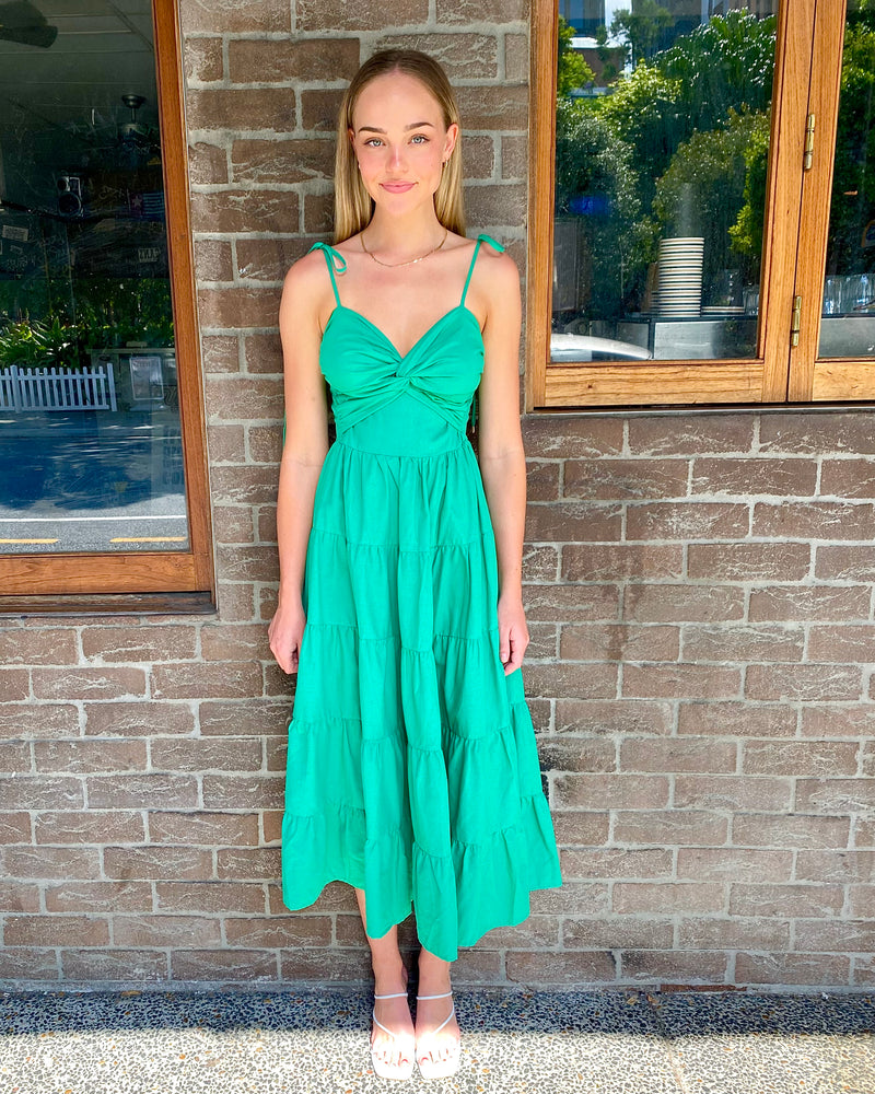 Cory Maxi Dress // Emerald