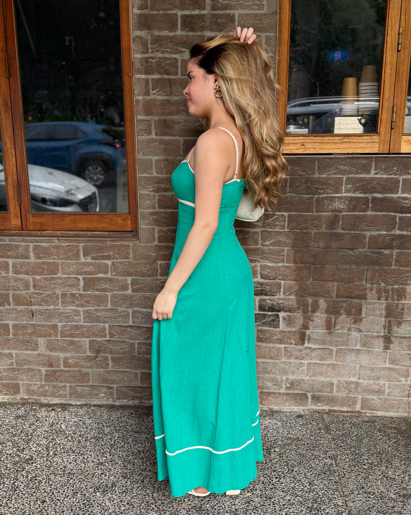Rue Maxi Dress // Emerald
