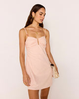 Jenae Mini Dress // Peach