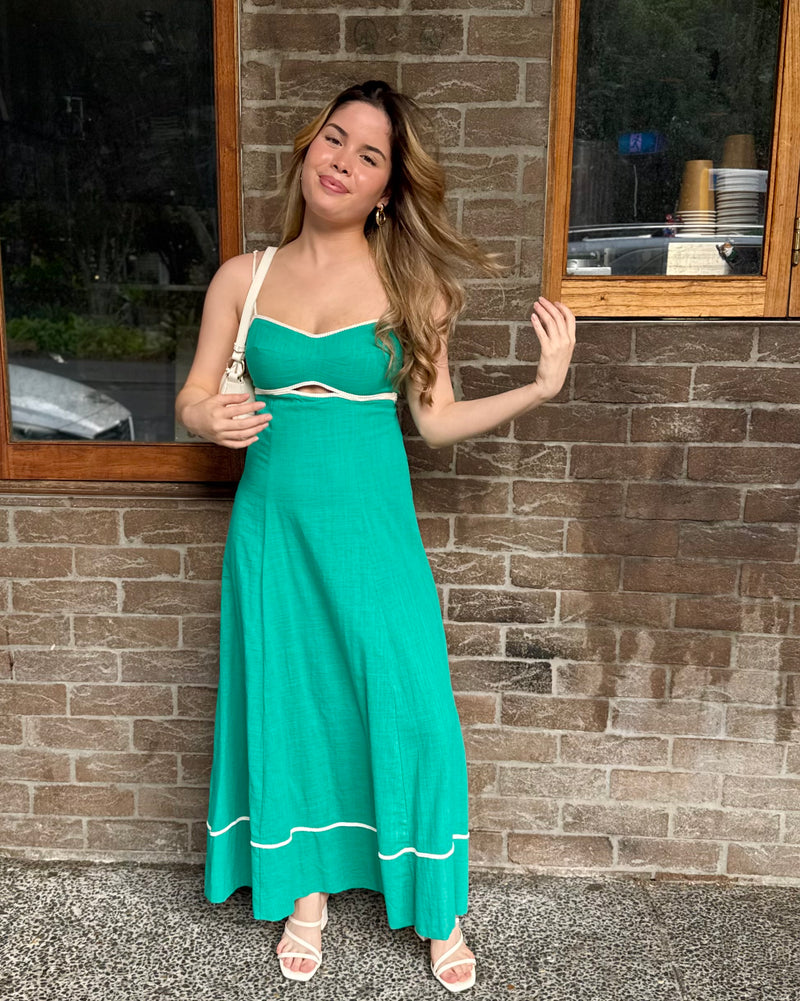 Rue Maxi Dress // Emerald