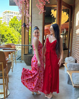 Saraiah Maxi Dress // Cranberry