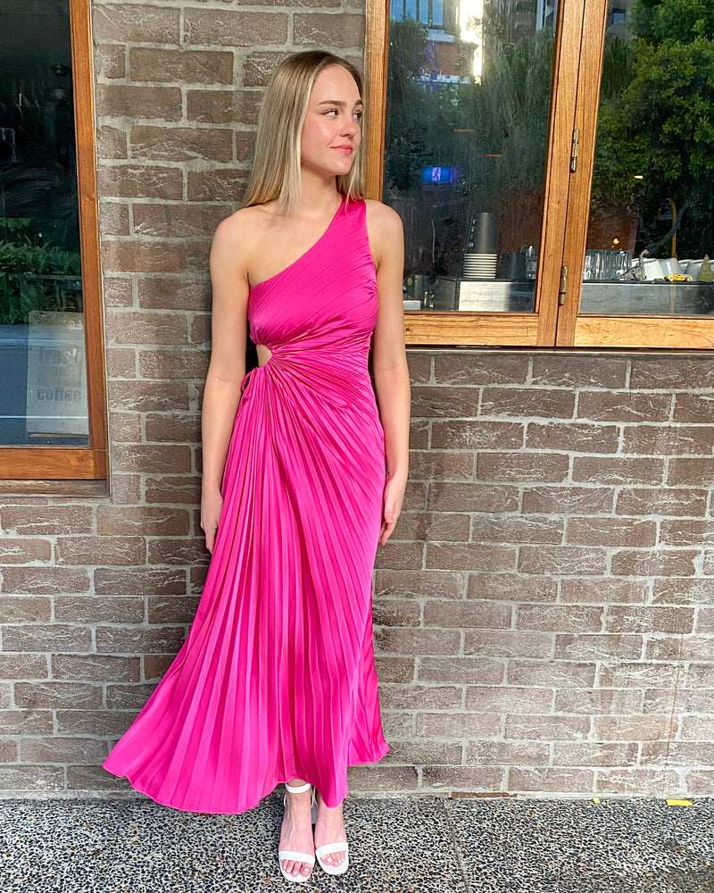 Zai Maxi Dress // Fuchsia