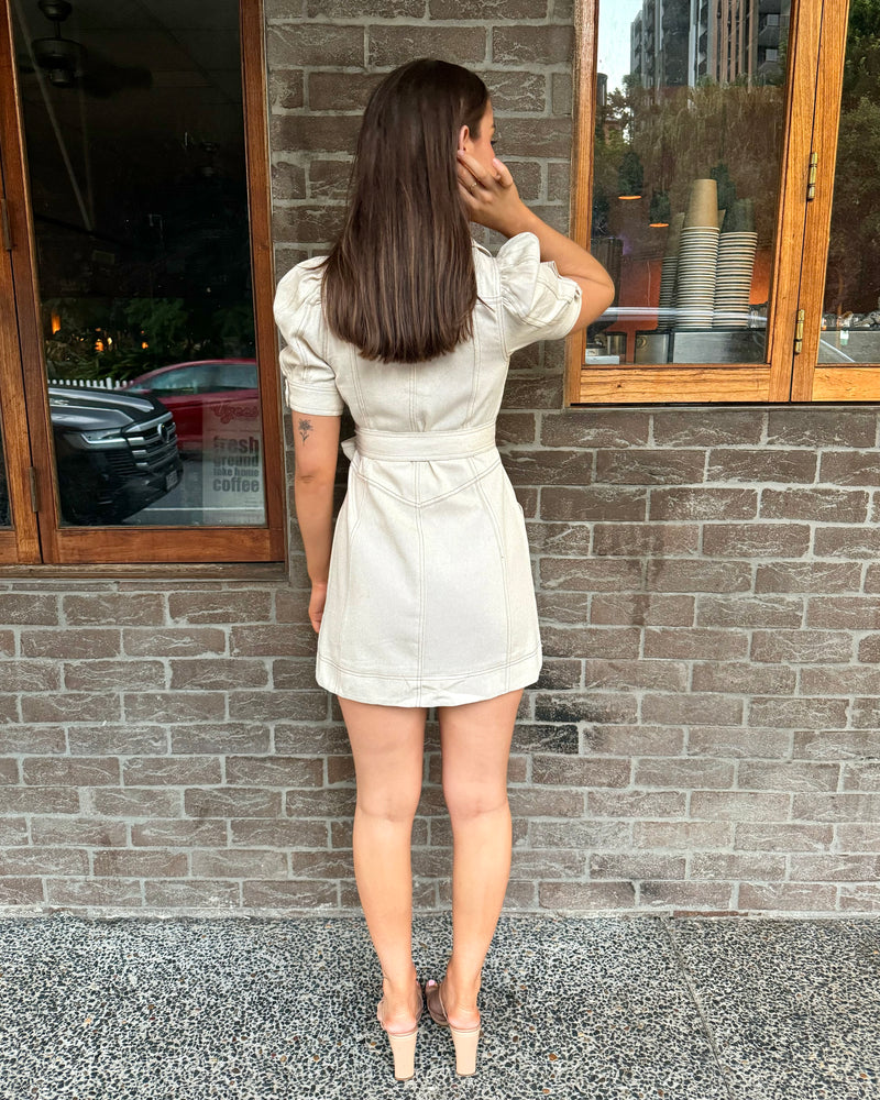 Bobbi Mini Dress // Sand