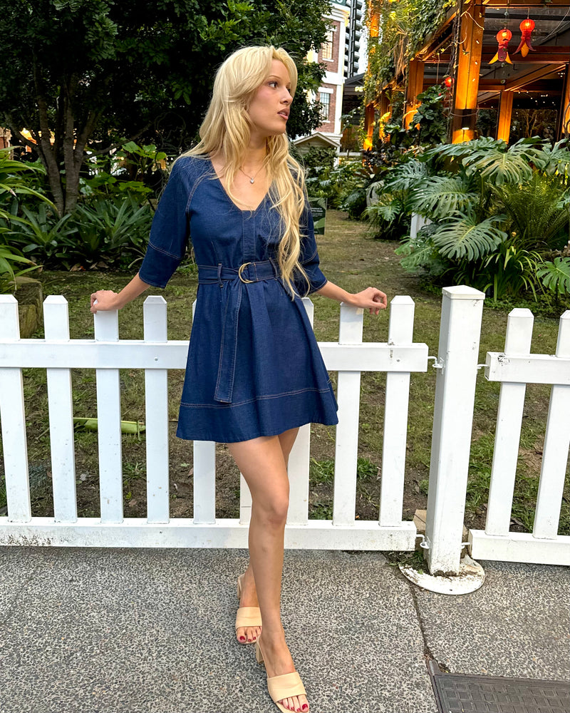 Wren Denim Mini Dress