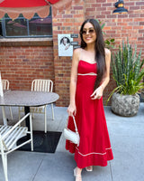 Rue Maxi Dress // Cranberry