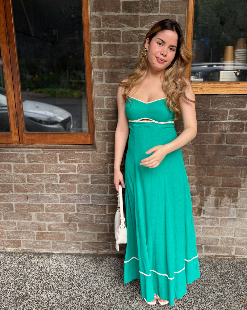 Rue Maxi Dress // Emerald