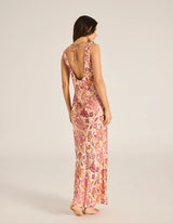 Sundara Magnolia Maxi Slip Dress // Sangria | Tigerlily