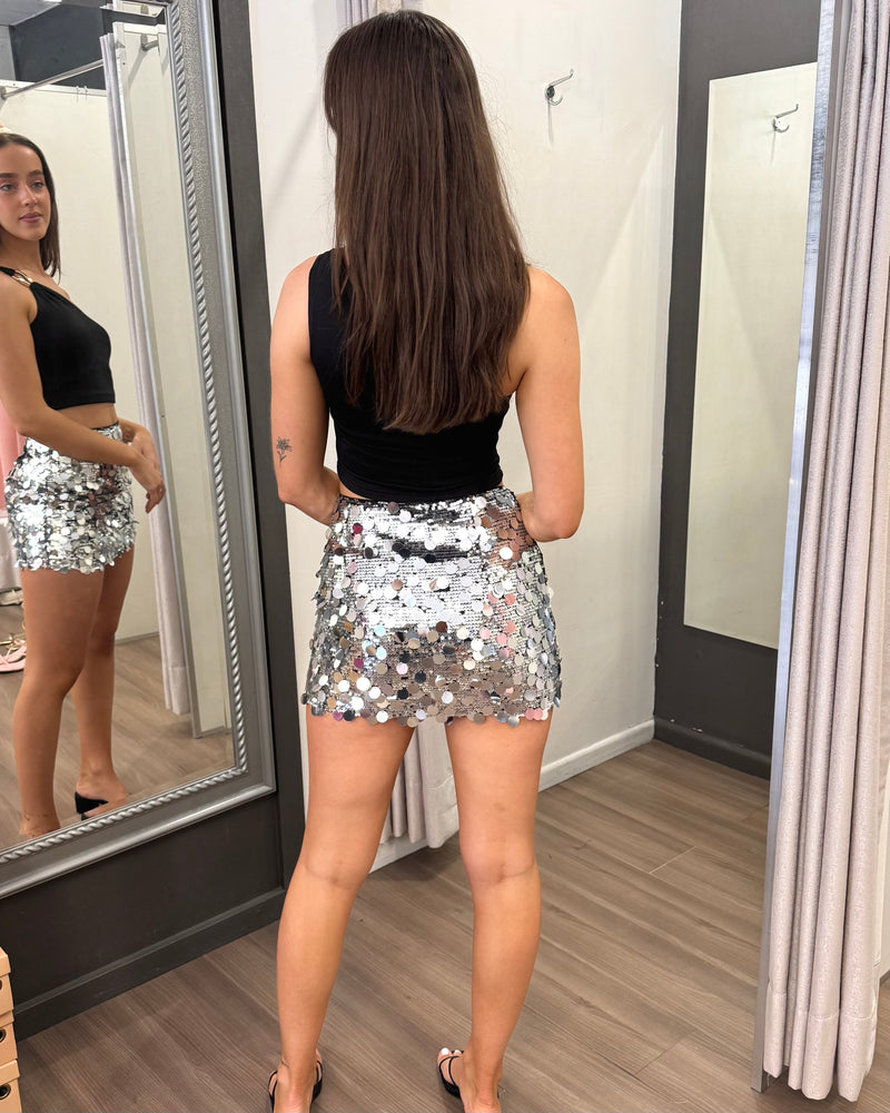 Shimmer Mini Skirt