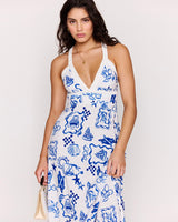 Zesty Maxi Dress // Santorini