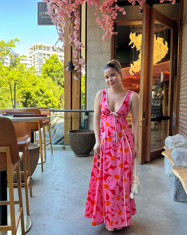 Saraiah Maxi Dress // Cranberry