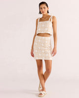 Long Island Crochet Mini Skirt