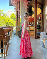 Saraiah Maxi Dress // Cranberry