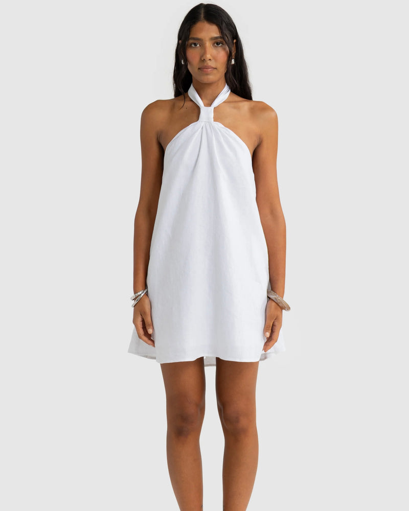 Samala Linen Mini Dress // Salt