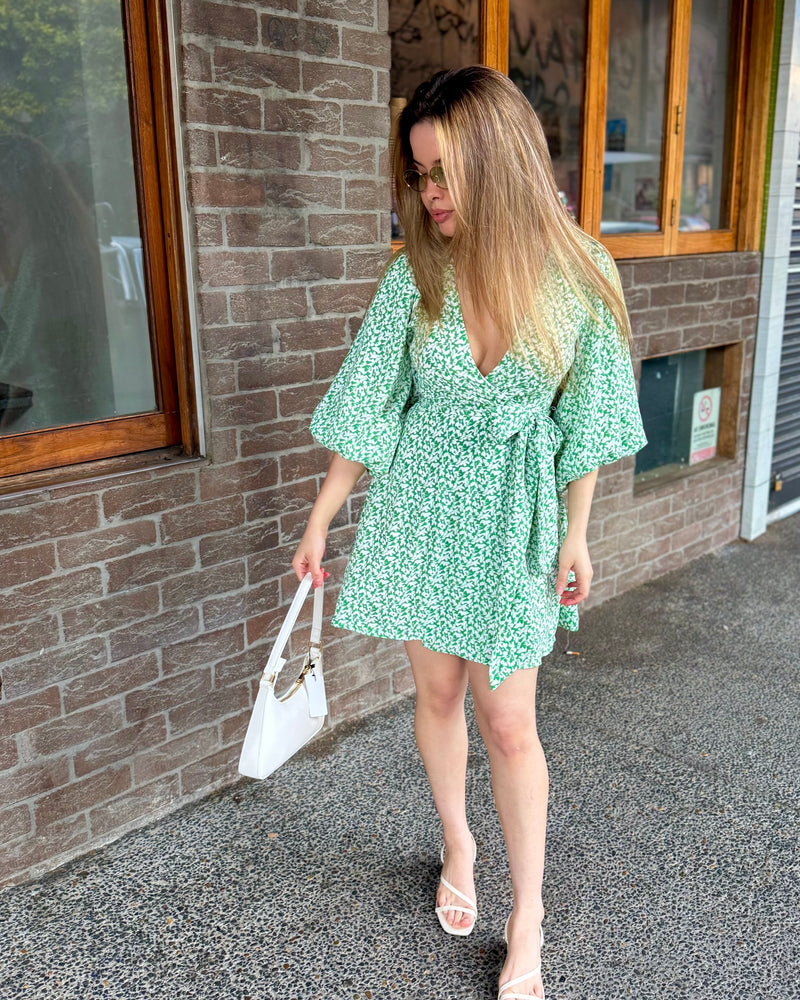Bridgette Mini Dress // Fern