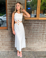 Selene Maxi Dress // White