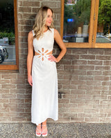 Selene Maxi Dress // White