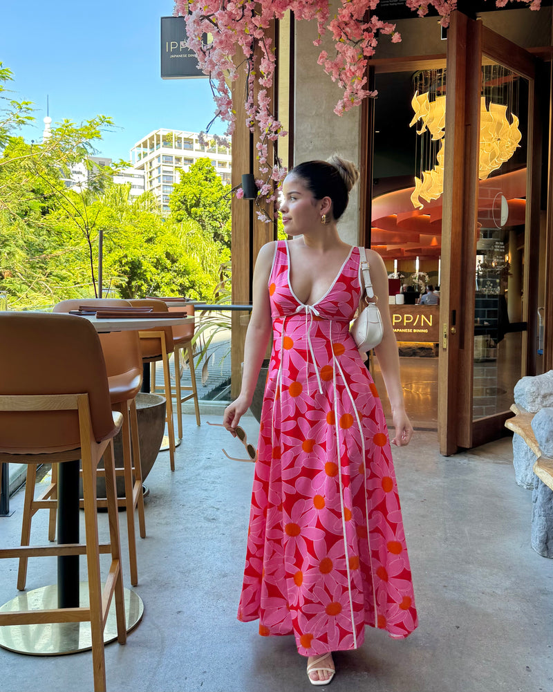 Saraiah Maxi Dress // Cranberry