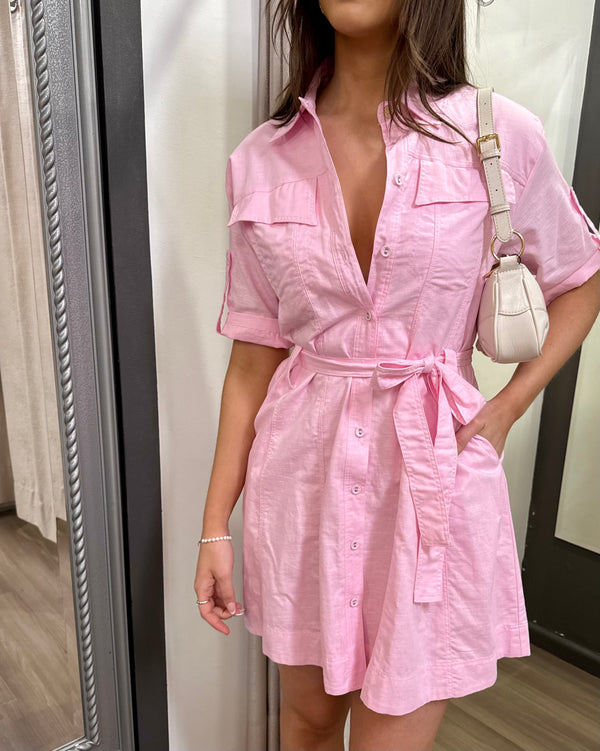 Alec Mini Dress // Bubblegum