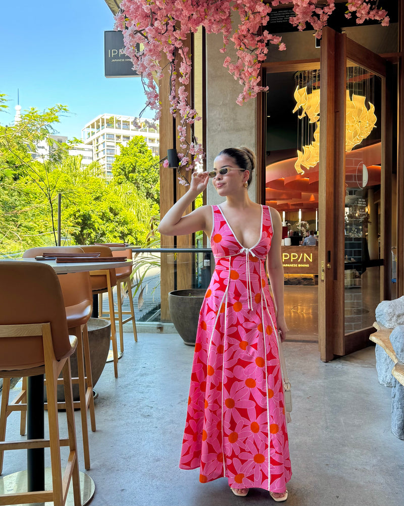 Saraiah Maxi Dress // Cranberry