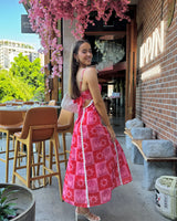 Lena Maxi Dress // Raspberry