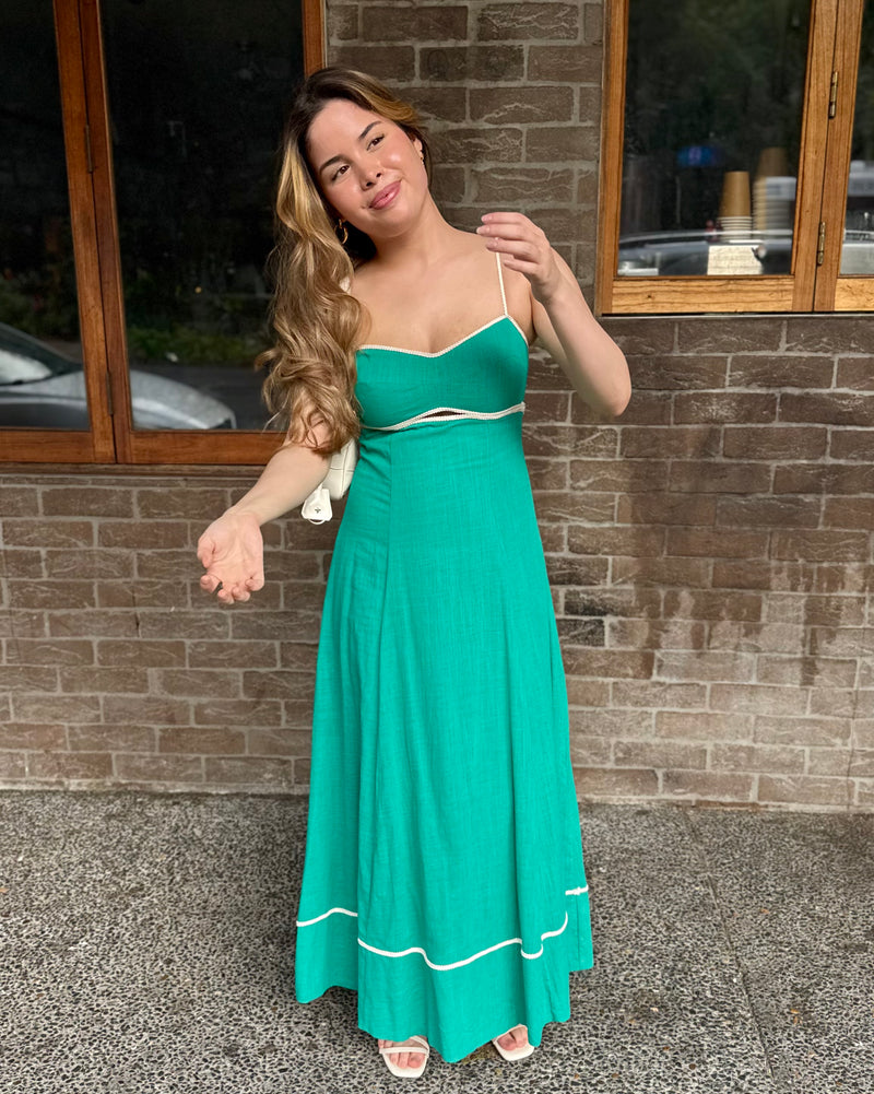 Rue Maxi Dress // Emerald