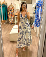 Papaya Maxi Dress
