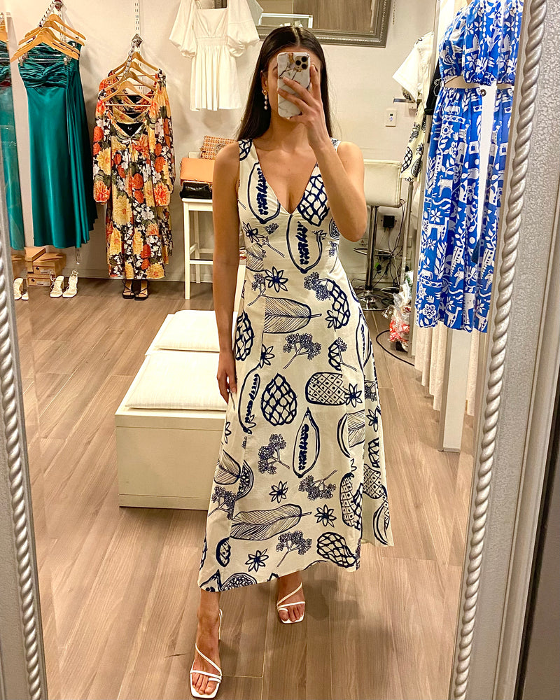Papaya Maxi Dress