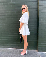 Pelly Mini Dress // White