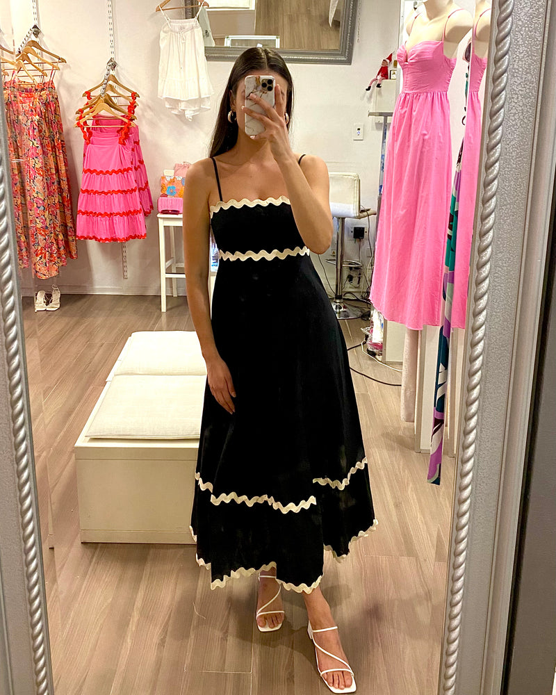 Angelina Maxi Dress // Onyx