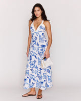 Zesty Maxi Dress // Santorini