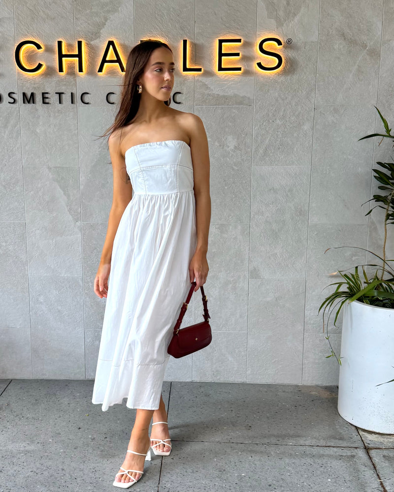 Serrano Midi Dress // Salt