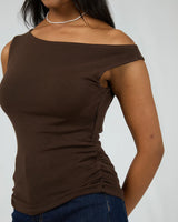 Carlyn Top // Chocolate