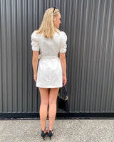 Bobbi Mini Dress // White