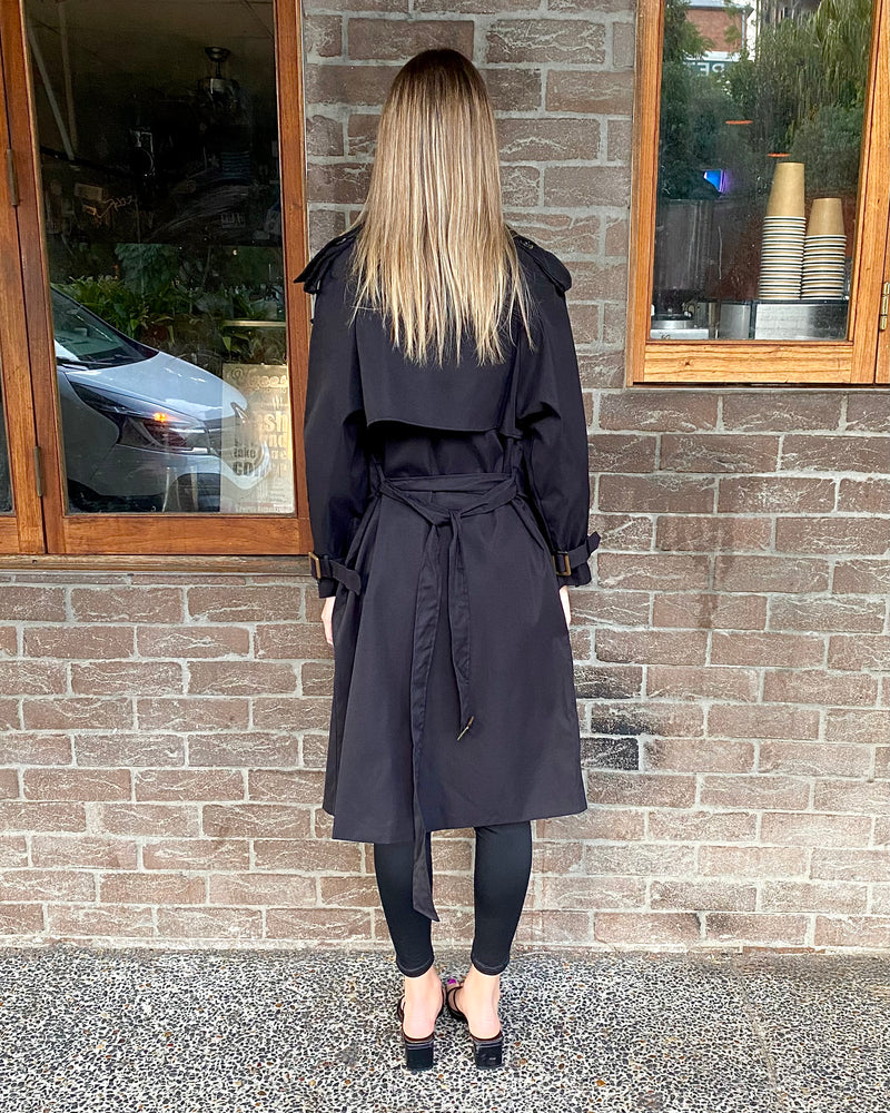Bronte Trench Coat // Black