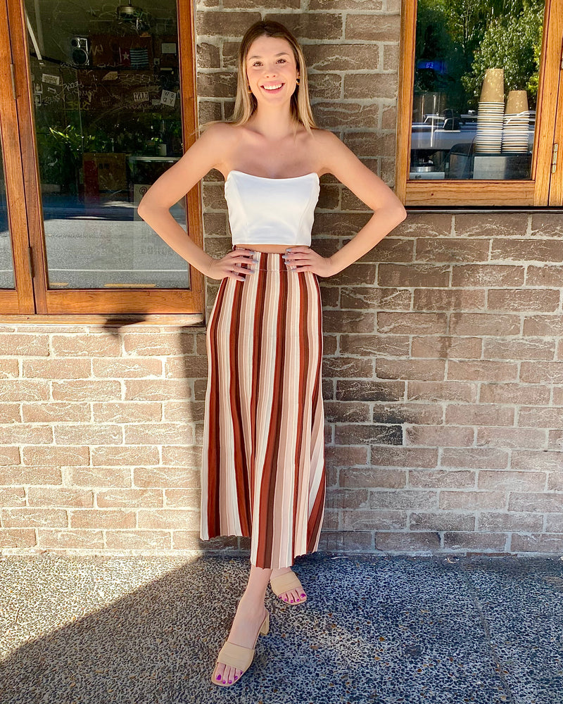 Maple Knit Midi Skirt