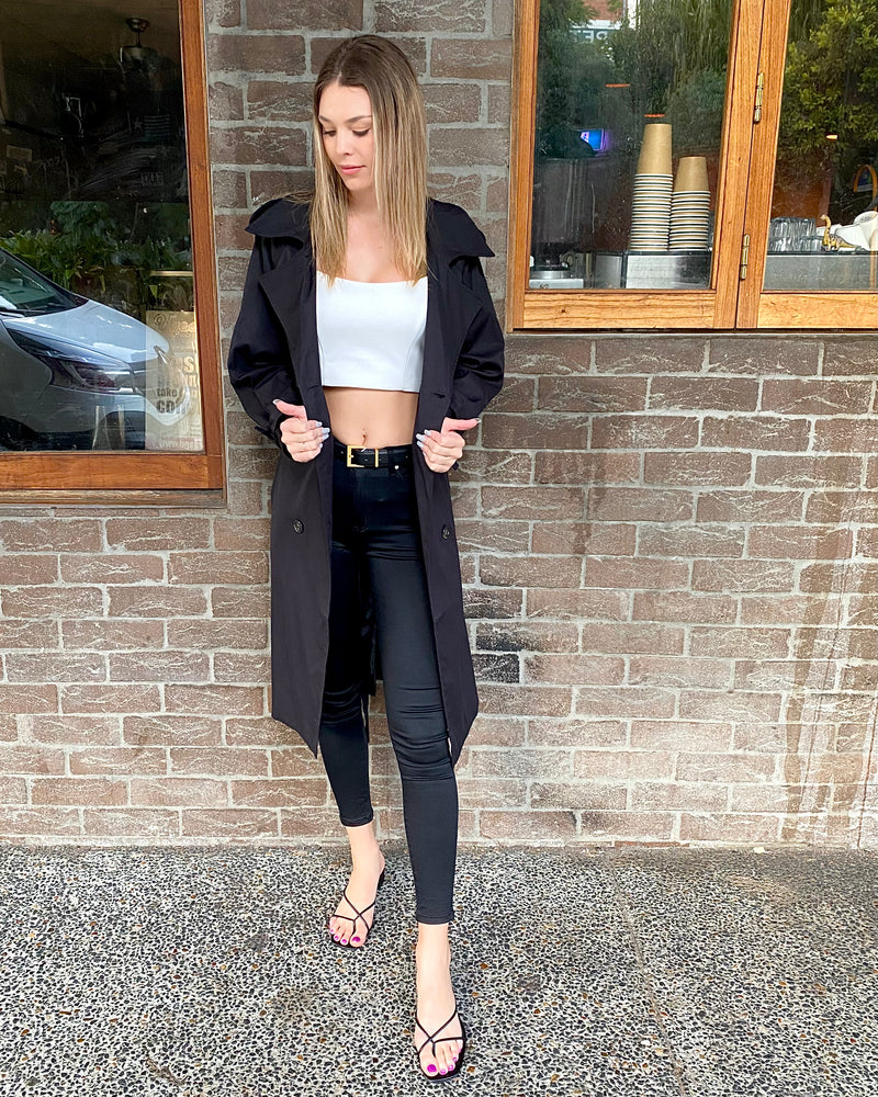 Bronte Trench Coat // Black