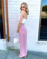 Matrix Palazzo Pants // Dusty Rose