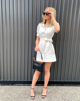 Bobbi Mini Dress // White