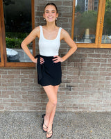 Sophia Linen Wrap Skirt