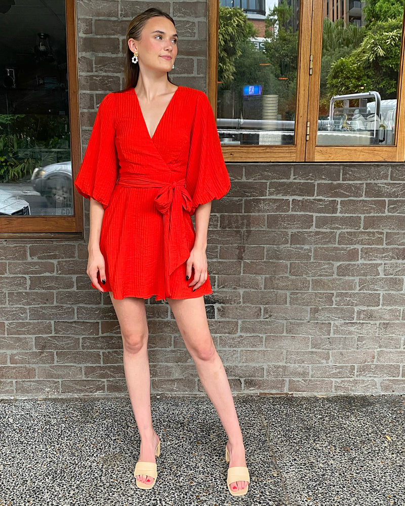 Bridgette Mini Dress // Rouge