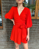 Bridgette Mini Dress // Rouge