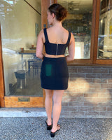 Slow Motion Mini Skirt // Black